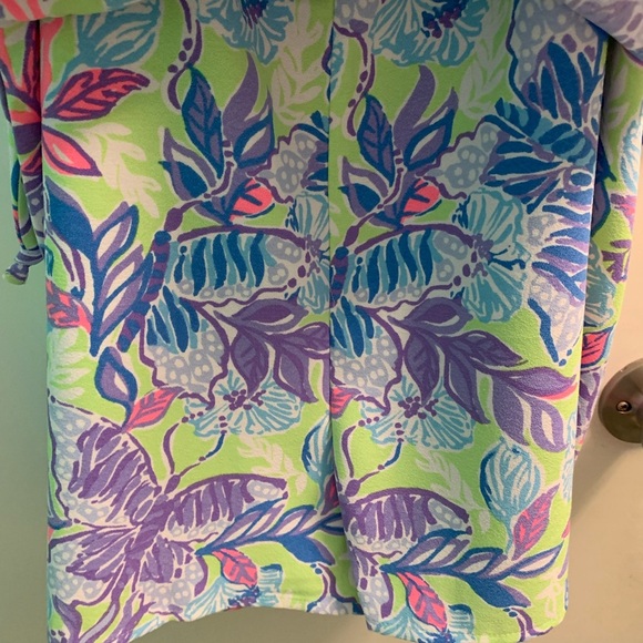 Lilly Pulitzer Zoya Ruffle Romper size 14 NWT - Picture 5 of 7
